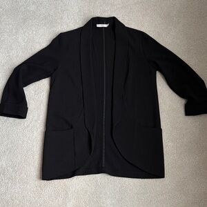 Black light weight blazer with pockets